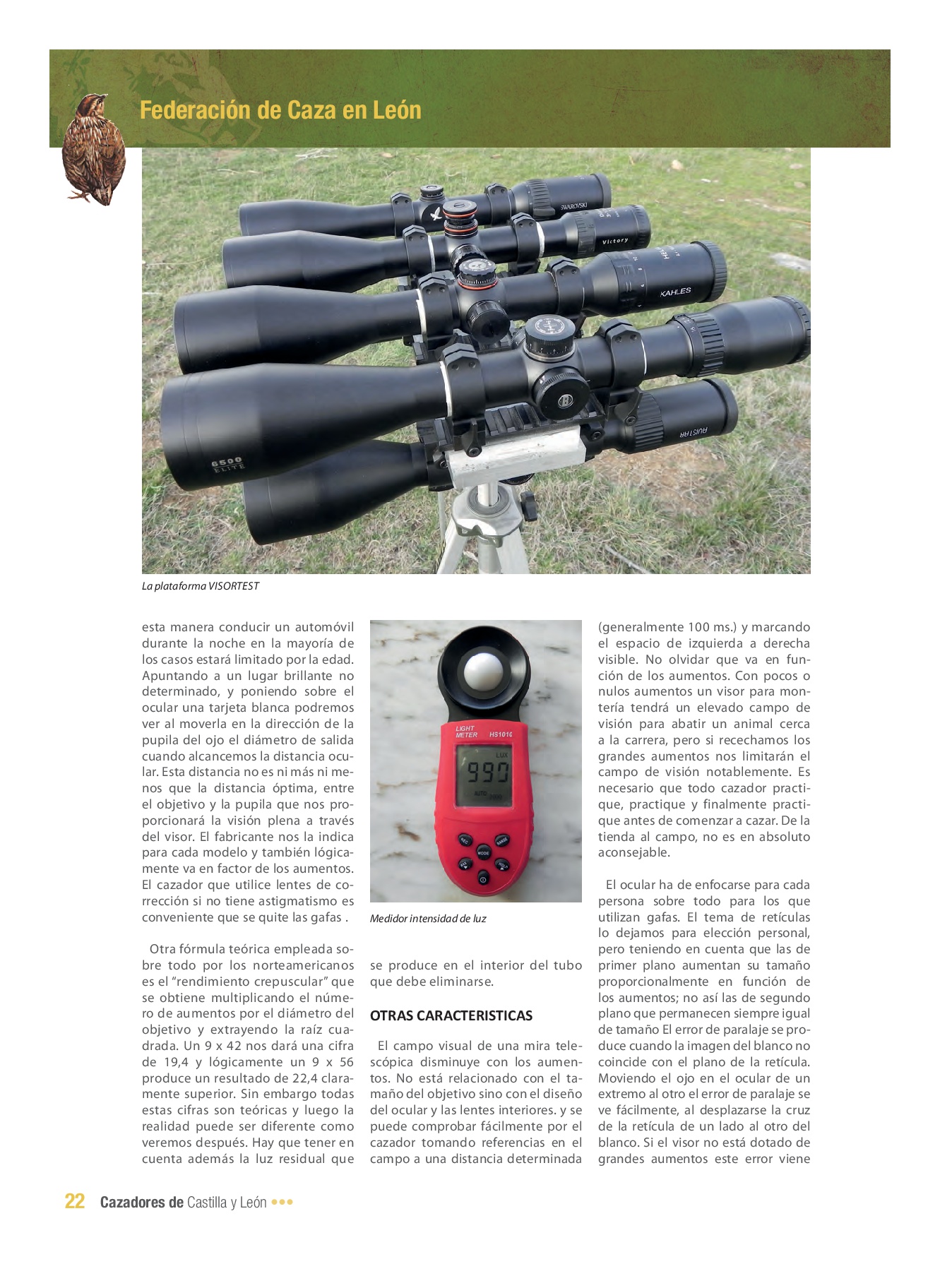 Página 22 Revista Cazadores de Castilla y León nº 12